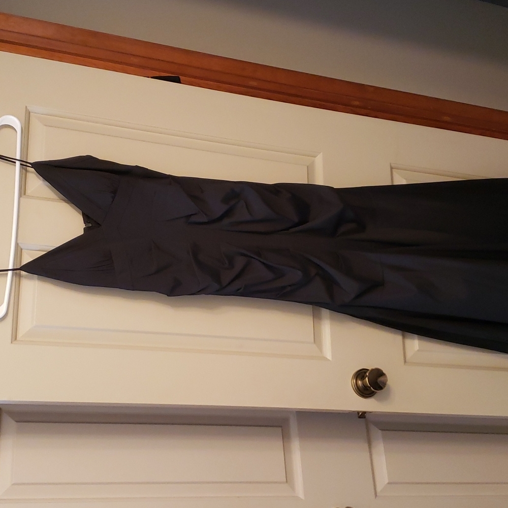 Xscape by Joanna Chen long black formal dress